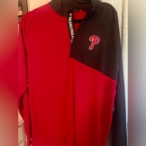 Brand new 2024 Phila. Phillies zip up shirt.